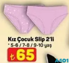KIZ ÇOCUK SLİP 2'Lİ fiyat ve kampanya bilgisi